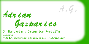 adrian gasparics business card